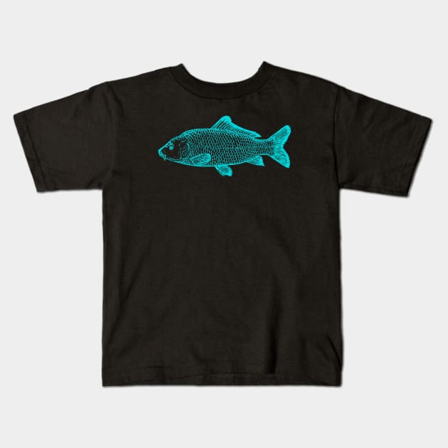 Luminescent Fish Kids T-Shirt by we3enterprises